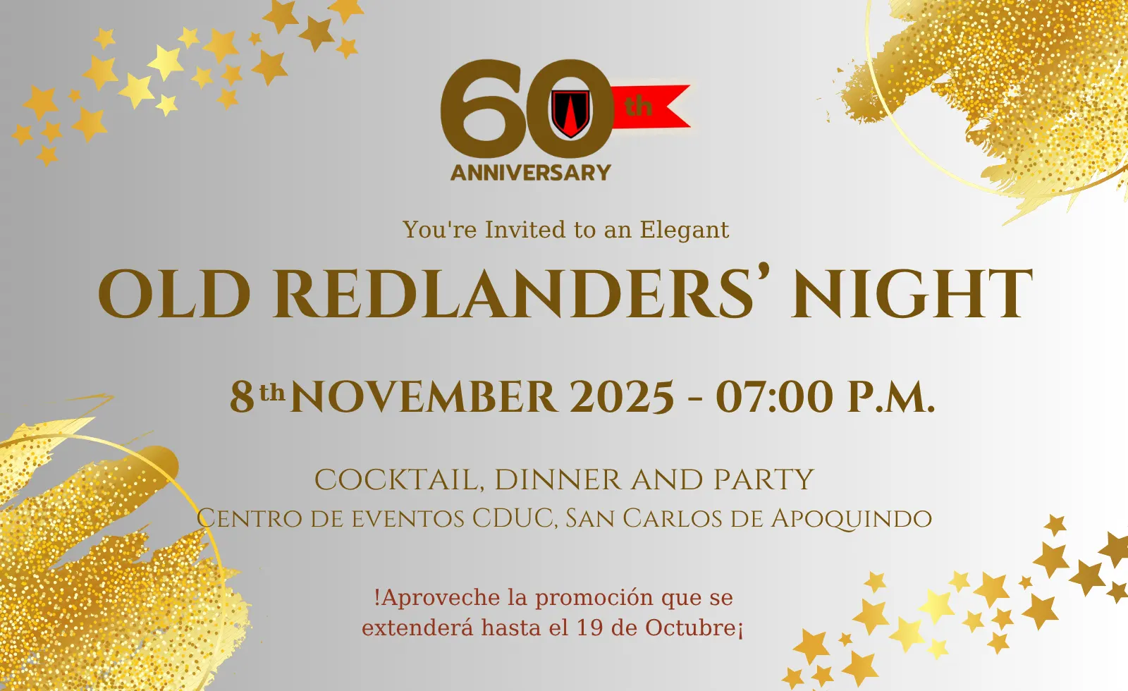 Invitación Old Redlanders'